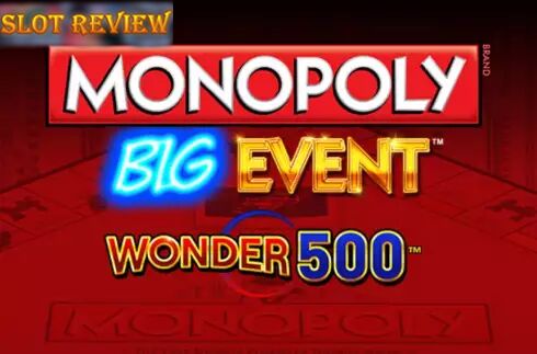 Monopoly Big Event Wonder 500 Slot Review